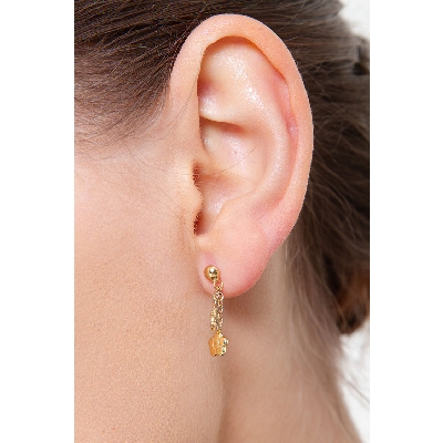 Pendientes en oro amarillo de 18k