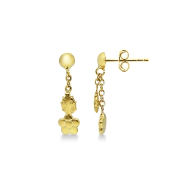 Pendientes en oro amarillo de 18k