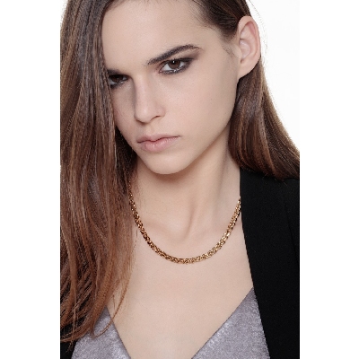 Cadena trigo en oro amarillo de 18 quilates