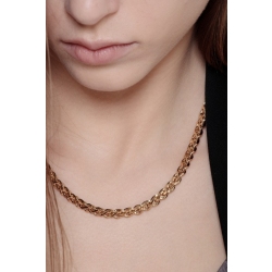 Cadena trigo en oro amarillo de 18 quilates 2
