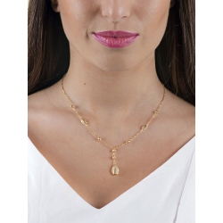 Cadena con gotas en oro amarillo de 18 quilates 2