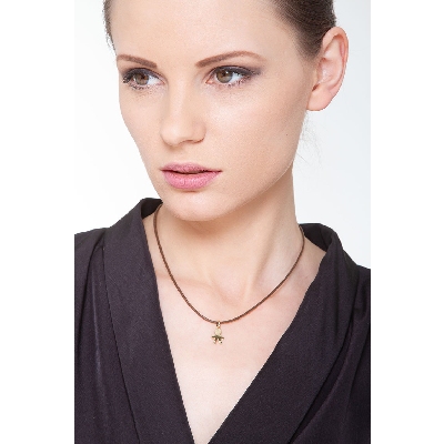 Colgante niño en oro amarillo 750