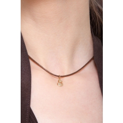 Colgante gato Oro Amarillo 18k con circonitas 2