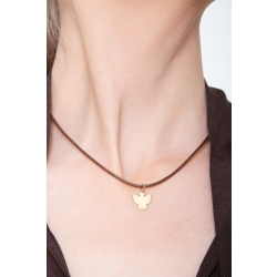 Colgante Silueta de Angelito en Oro Amarillo 18k 2