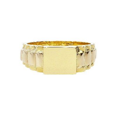 Anillo para hombre de oro amarillo 18k 
