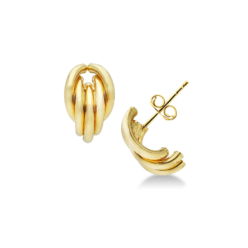 Pendientes de nudo en oro amarillo 18K Pendientes de nudo en oro amarillo 18K