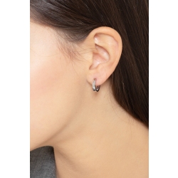 Pendientes en oro blanco de 18 quilates 2