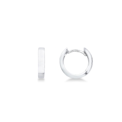 Pendientes en oro blanco de 18 quilates