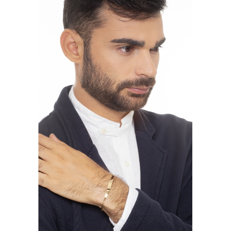 Pulsera rígida en oro amarillo de 18 quilates  Pulsera rígida en oro amarillo de 18 quilates