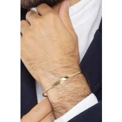 Pulsera rígida en oro amarillo de 18 quilates  2