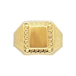 Anillo sello hombre Oro Amarillo 18k 2