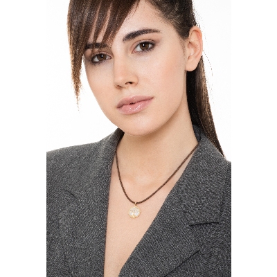 Colgante Árbol de la Vida en Oro Amarillo 18k con Nácar