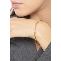 Pulsera de cadena en oro amarillo 18k 2