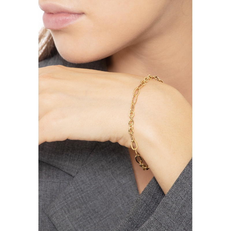 Pulsera de cadena en oro amarillo 18k Pulsera de cadena en oro amarillo 18k