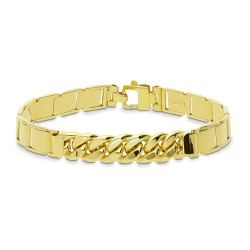 Pulsera en oro amarillo con eslabones 