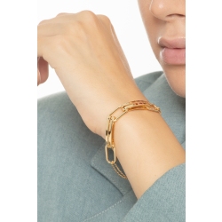 Pulsera en oro amarillo 18k con eslabones 2