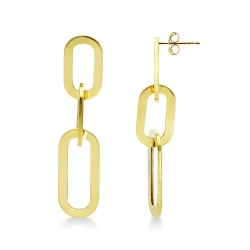 Pendientes en oro amarillo de 18 quilates