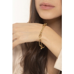 Pulsera de oro amarillo 18K , 20 cm 2