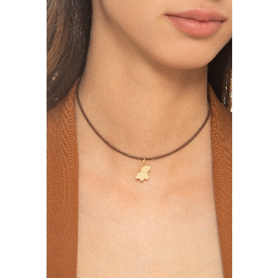 Colgante de perrito en oro amarillo 18 quilates