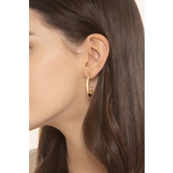 Pendientes ovalados oro amarillo 18k 2