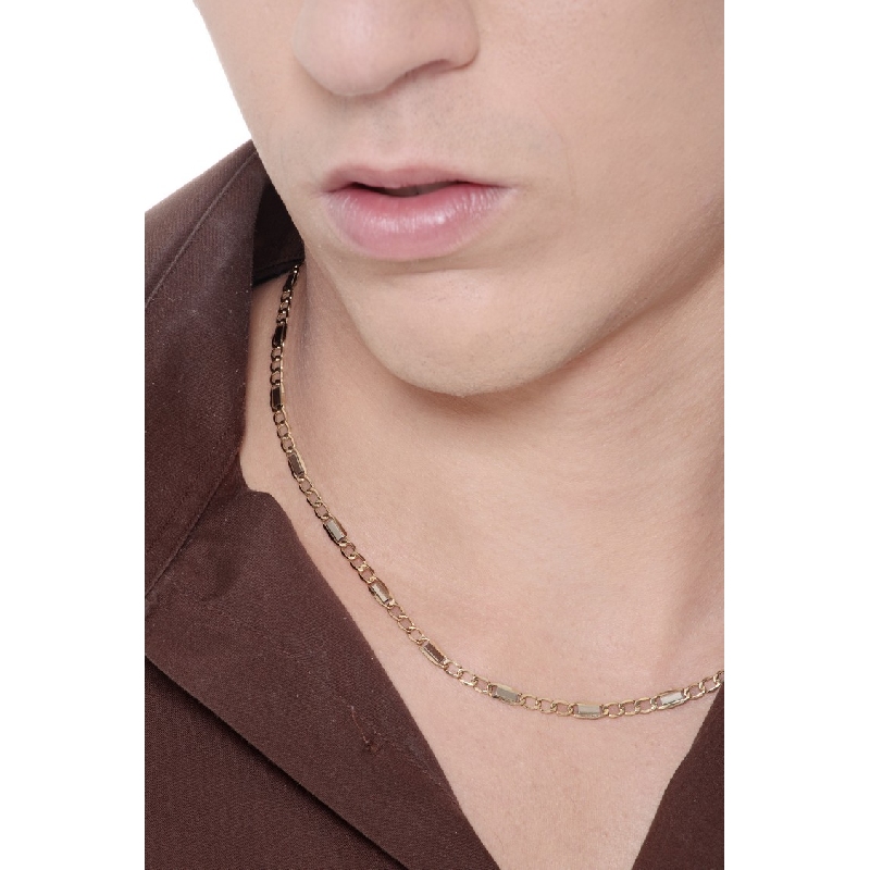Cadena de hombre en oro amarillo 18k 50 cm