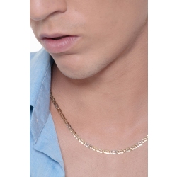 Collar oro amarillo y blanco de 18 quilates 2