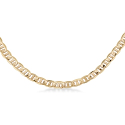Collar hombre en oro amarillo 18k, 50 cm 2