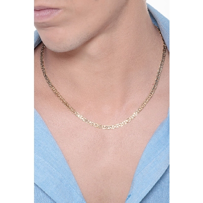 Collar hombre en oro amarillo 18k, 50 cm