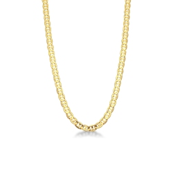 Collar hombre en oro amarillo 18k, 50 cm
