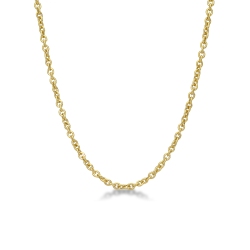 Cadena en oro amarillo 18k, longitud 45 cm