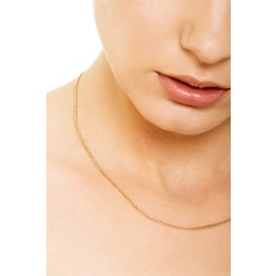 Collar en oro amarillo 18k, longitud 50 cm. 2