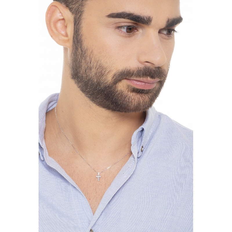 Collier et pendentif en forme de croix, 50CM Collier et pendentif en forme de croix, 50CM