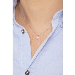 Collier et pendentif en forme de croix, 50CM 2
