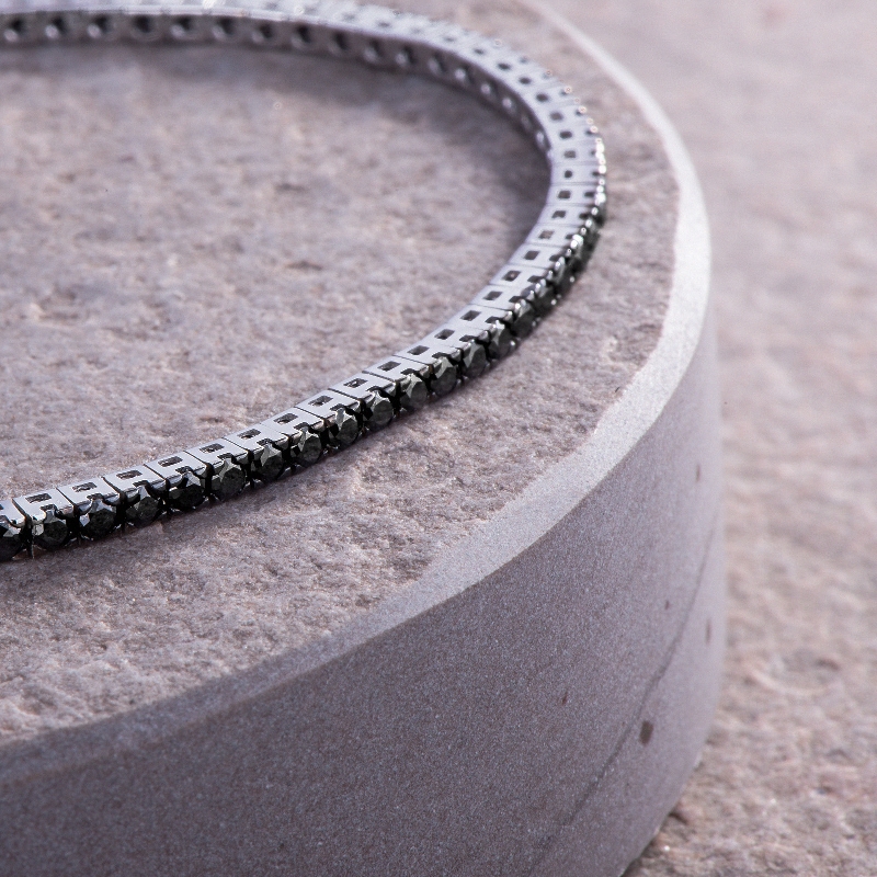 Pulsera Tennis en oro blanco18 quilates  Pulsera Tennis en oro blanco18 quilates