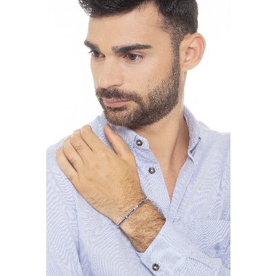 Pulsera de Zafiro con brillantes oro 18k