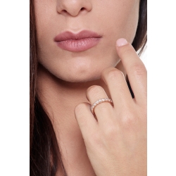 Anillos De Boda Eternity De Oro Rosa diamantes 2