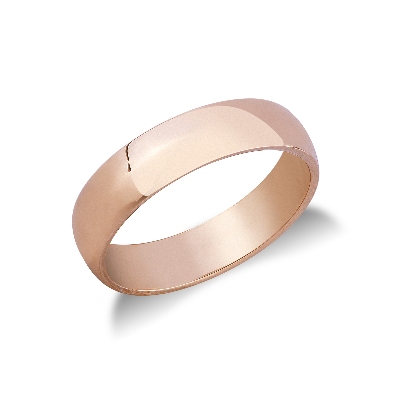 Alianza modelo Mantovana en oro rosa 18k 42 mm