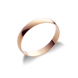 Alianza matrimonial Unoaerre en Oro Rosa 18k 3,2 mm