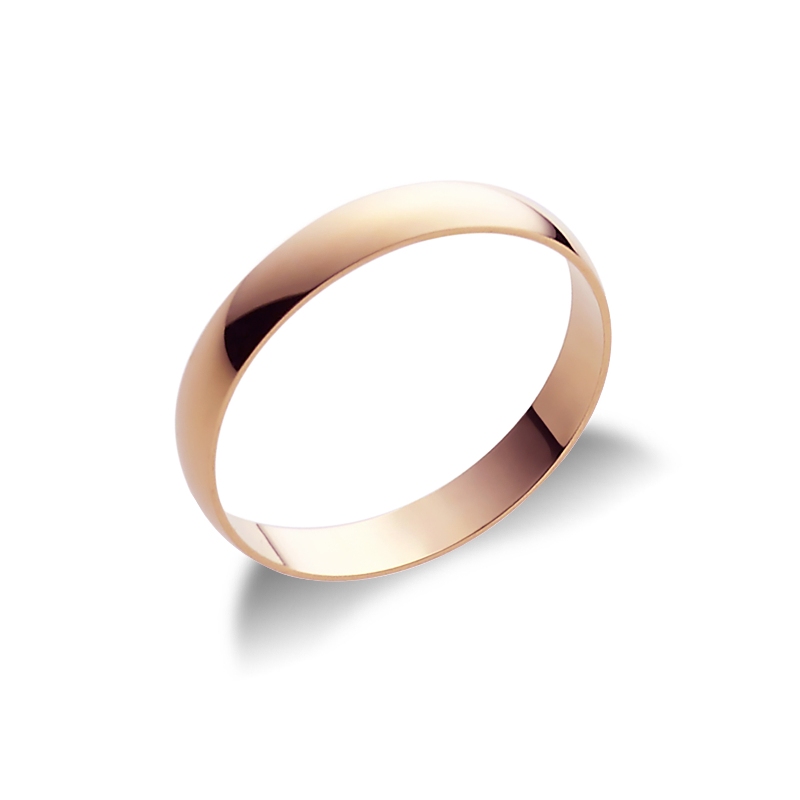 Alianza matrimonial Unoaerre en Oro Rosa 18k 3,2 mm