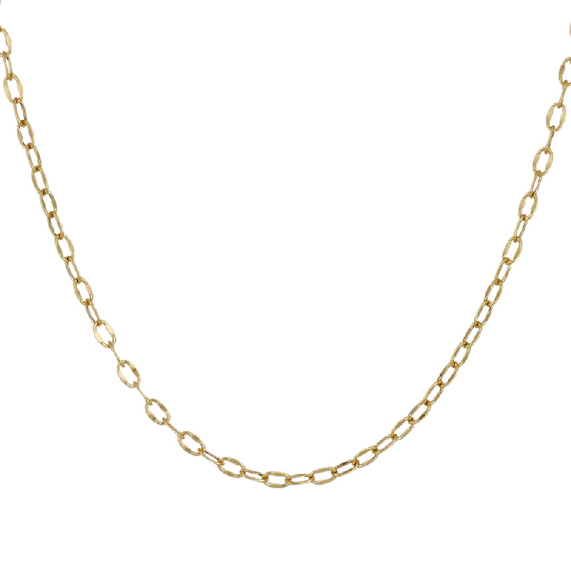 Collar cadena groumette Oro Amarillo 18k 45 cm