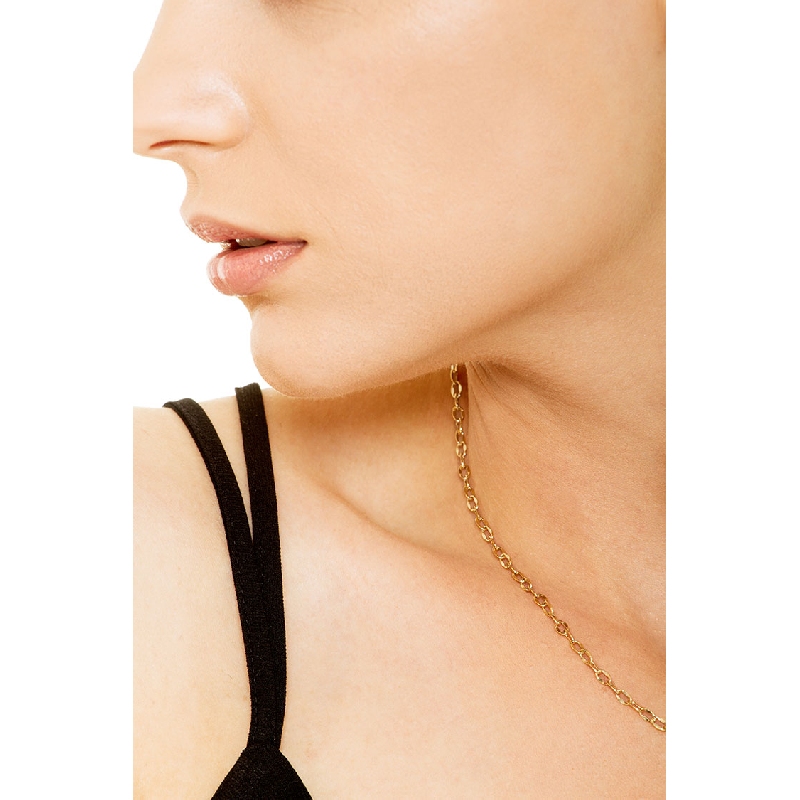 Collar cadena groumette Oro Amarillo 18k 45 cm