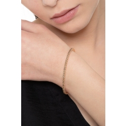 Pulsera rígida oro rosa 18 quilates con diamantes brown 2