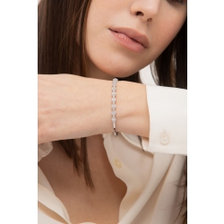 Pulsera trebol hojas y flores oro 18 kt y diamantes 2