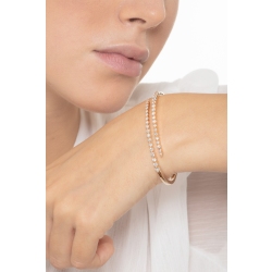Brazalete rígido oro rosa 18 quilates con diamantes 2