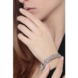 Brazalete rigido FOREVER en oro blanco 18k con diamantes 2
