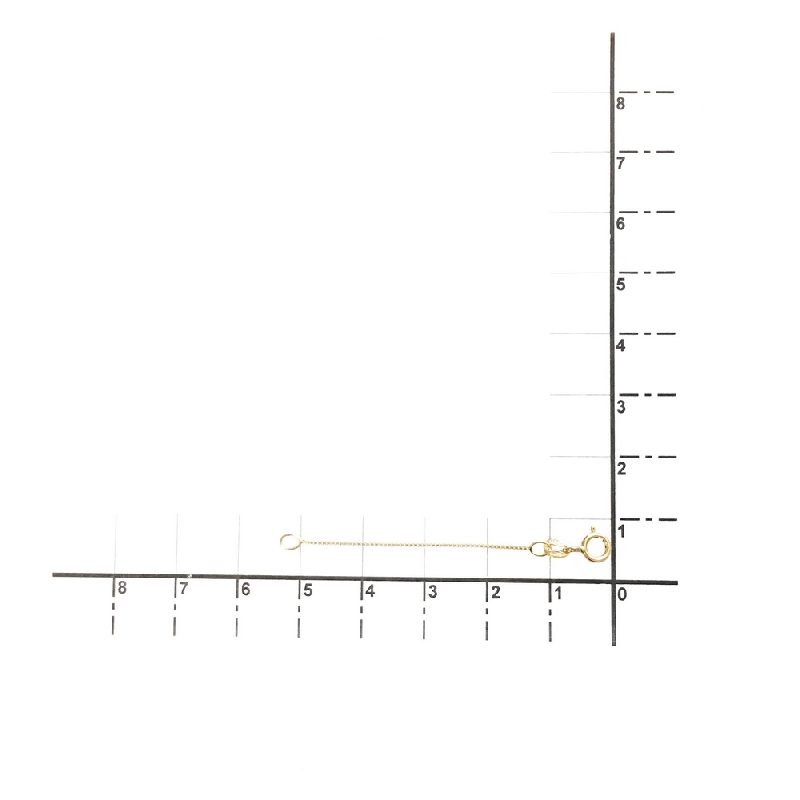 Extensión de 5 cm para collar en Oro Amarillo de 18k.