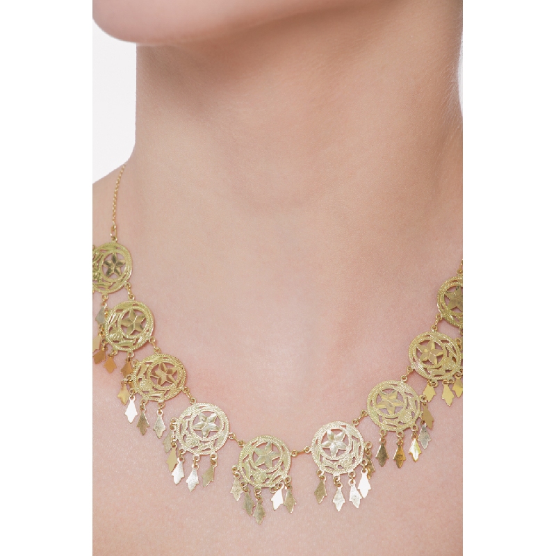 Collar colgantes en oro amarillo de 18k  Collar colgantes en oro amarillo de 18k