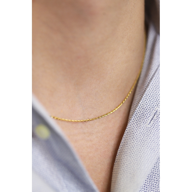 Cadena en oro amarillo de 18 quilates