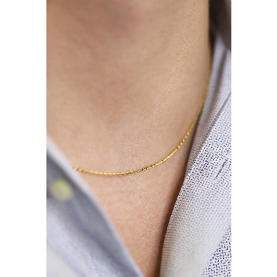 Cadena en oro amarillo de 18 quilates