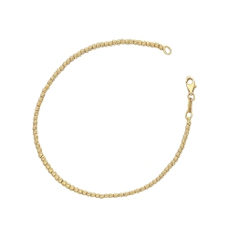 Pulsera design  en oro amarillo diamantado de 18k